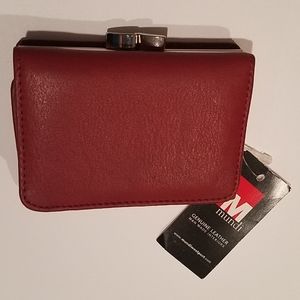 Leather Red Wallet